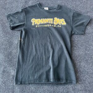 Primanti Bros Shirt Mens Small Black Pittsburgh PA Restaurant Tee Gildan Graphic